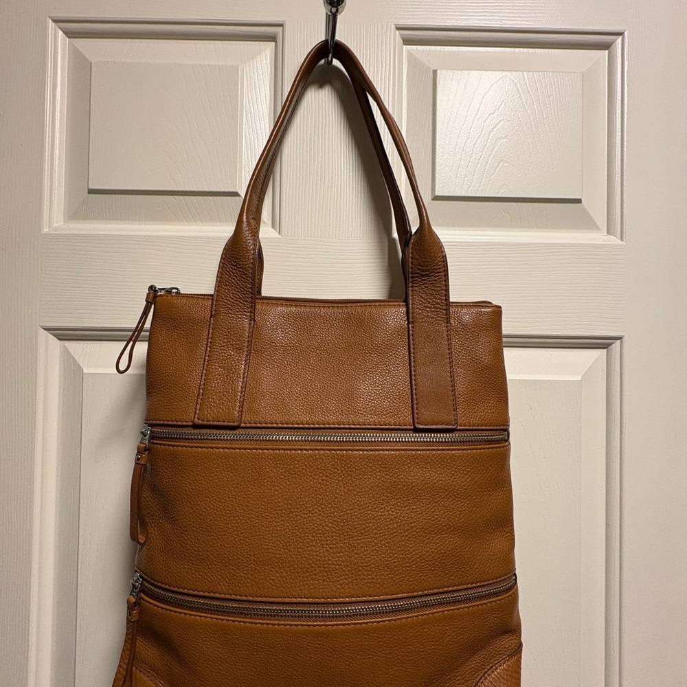 Fossil Tan Leather Handbag